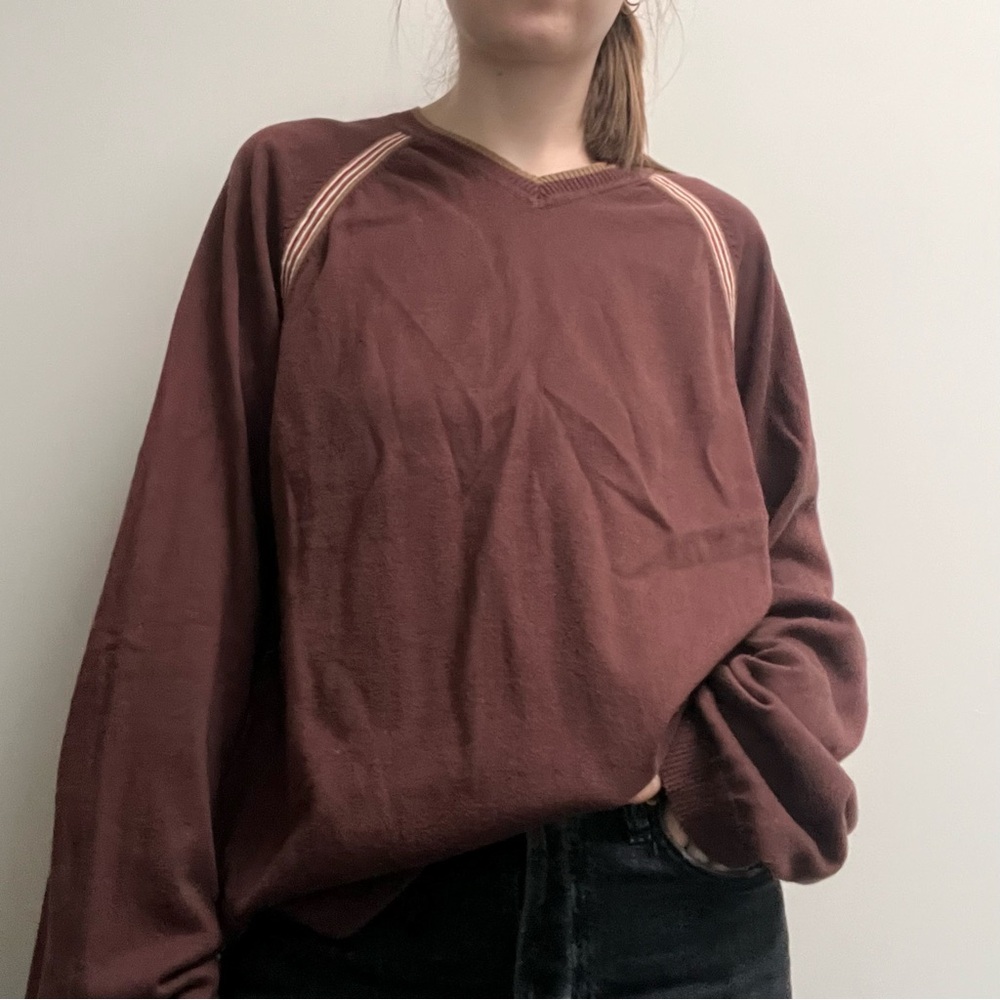 Brown Tommy Hilfiger Vneck